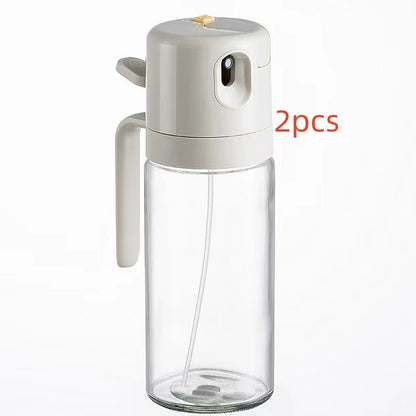 2 In 1 Oil Sprayer Bottle BBQ Cooking Oil Dispenser Olive Oil Pourers Sprayer Kitchen Baking Oil Mister Vinegar Bottle - Smarty Pick Deals