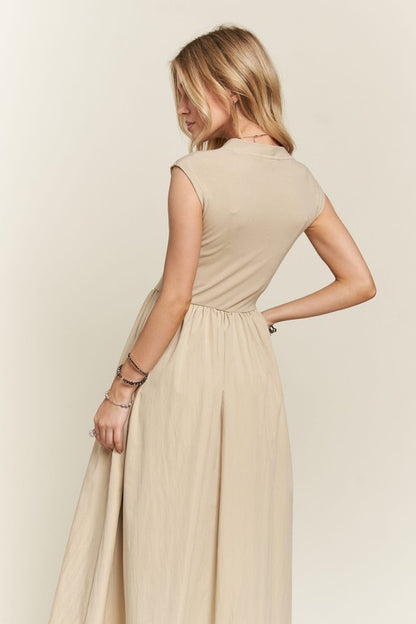 ADORA V-Neck Cap Sleeve Dress - Smarty Pick Deals