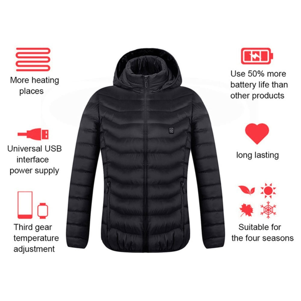 Smart Heated Jacket for Extreme Cold – Lightweight, Fast Heating & All-Day Warmth - Smarty Pick Deals