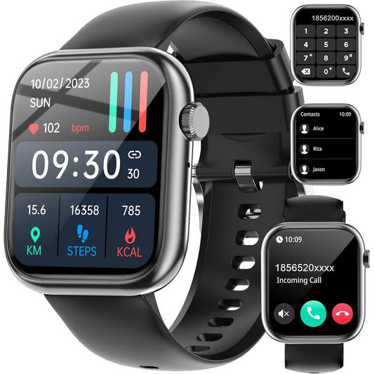 Smart Watch Answer/ Bluetooth Smart Watch for IOS Android Men's and Women's Watch Black - Smarty Pick Deals