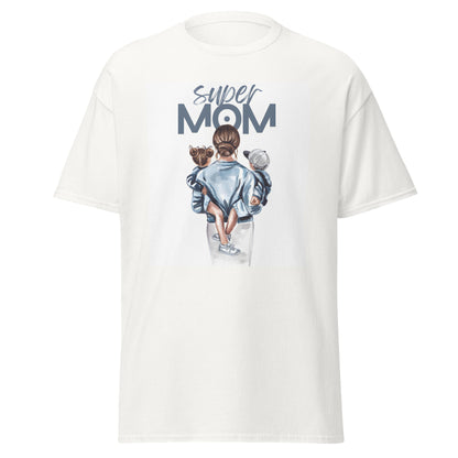 Super Mom T-Shirt - Stylish Mom Life Tee, Cute Mother’s Day Gift 100% Cotton. - Smarty Pick Deals