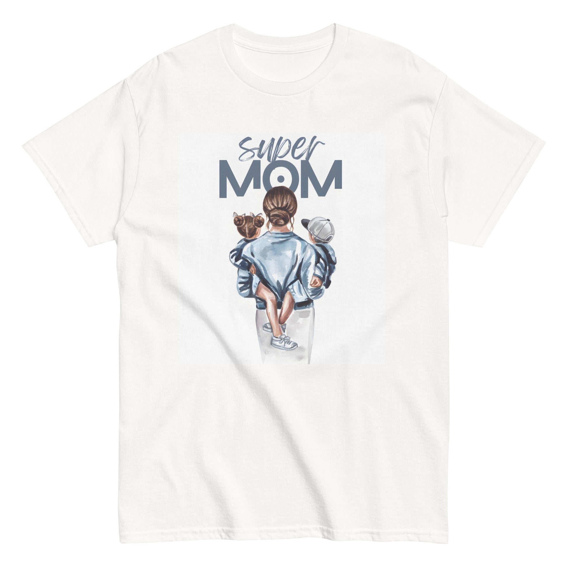 Super Mom T-Shirt - Stylish Mom Life Tee, Cute Mother’s Day Gift 100% Cotton. - Smarty Pick Deals