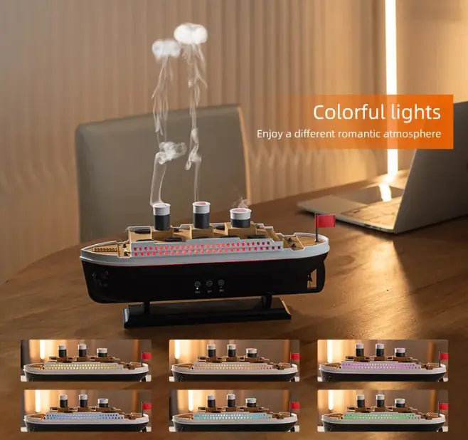 Titanic Ship Humidifiers for Bedroom, Quiet Cool Mist Air Humidifier. - Smarty Pick Deals